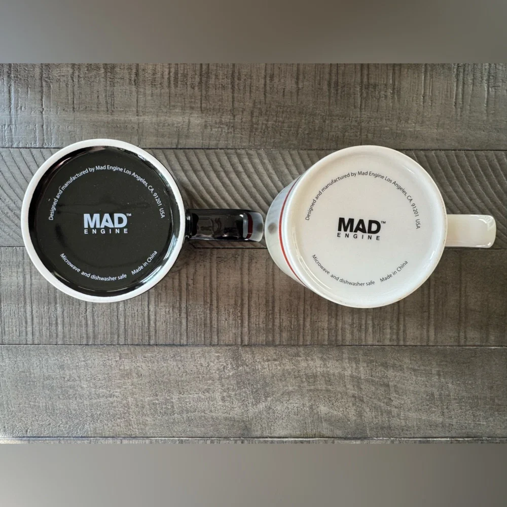 MAD Engine- Lucky Cat 2-Piece Mug Set (NEW)